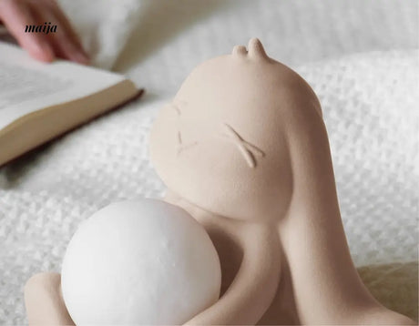 Jade Rabbit Hugging Moon Night Lamp from maija