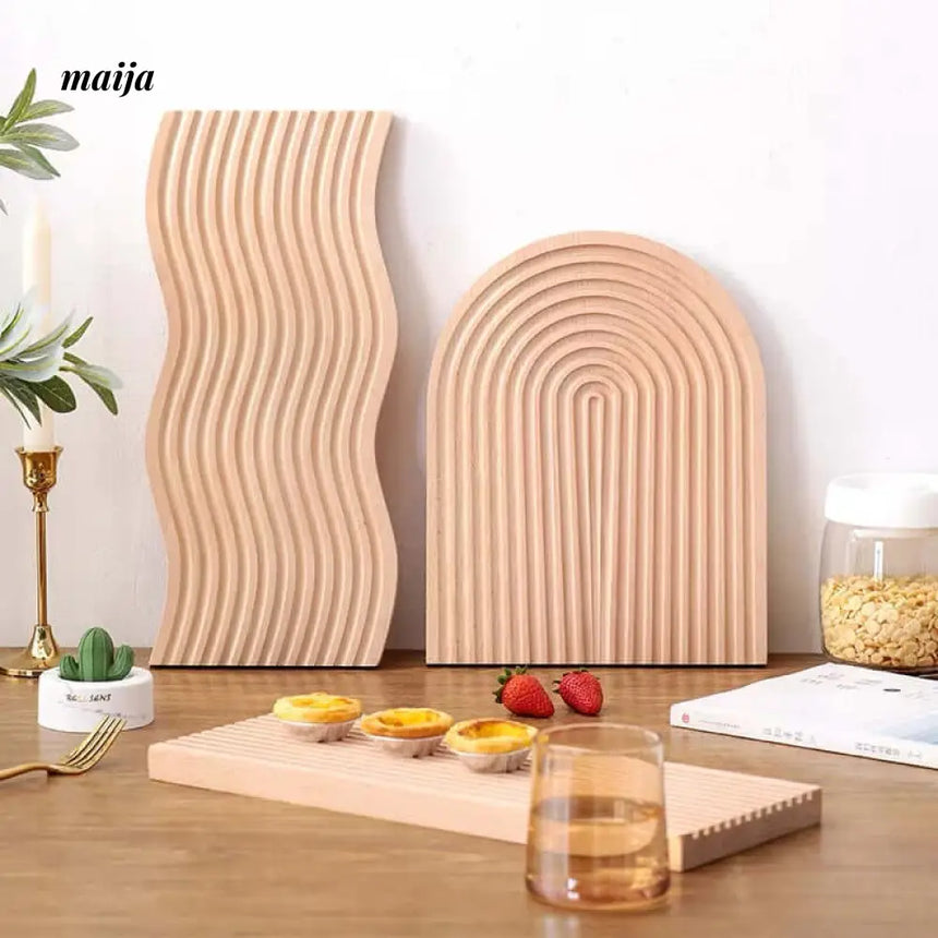 Wavy Wooden Tray from maija
