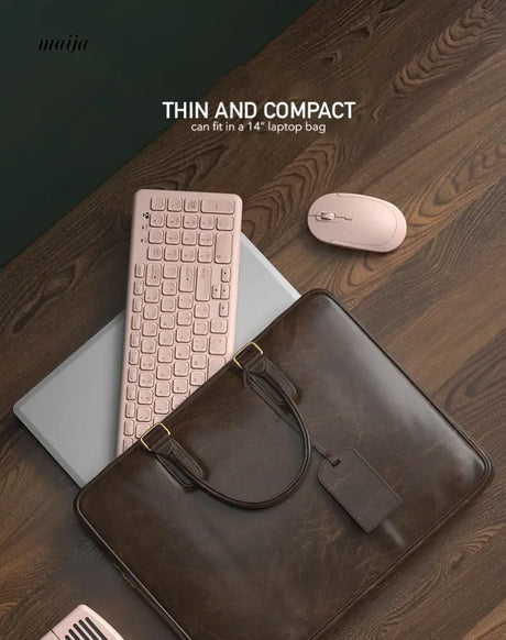 Compact Wireless Keyboard and Mouse Set from B.O.W