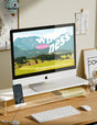 Kai Acrylic Monitor Stand with Phone Stand from LZL