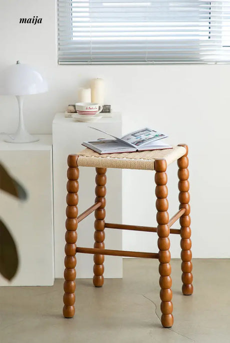 French Braid Woven Rattan Chair from maija