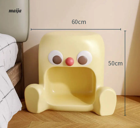 Yellow Robot Storage Side Table from maija