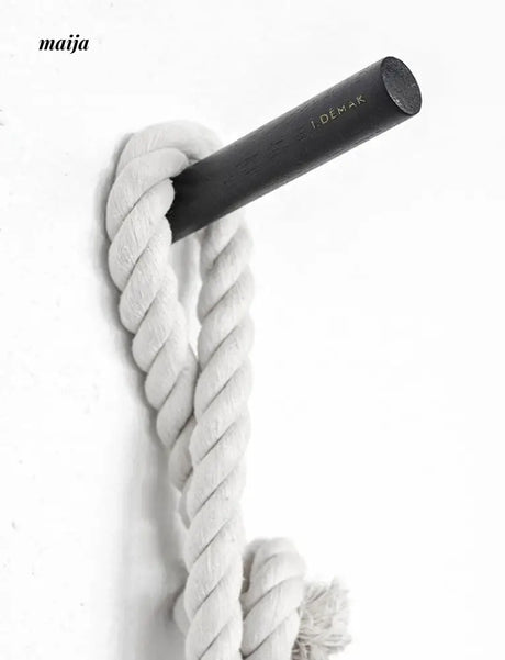 Simple Angled Solid Wood Wall Hook from Oroliving