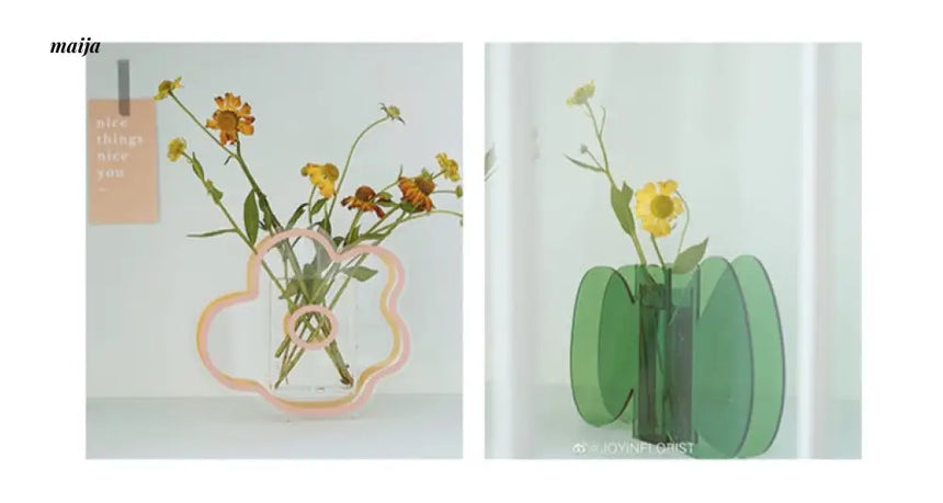 Colourful Acrylic Flower Vase from maija