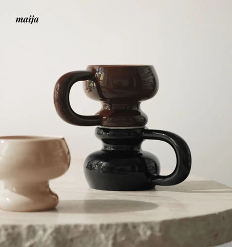 Glossy Marshmallow Ceramic Mug from maija