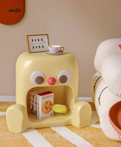 Yellow Robot Storage Side Table from maija