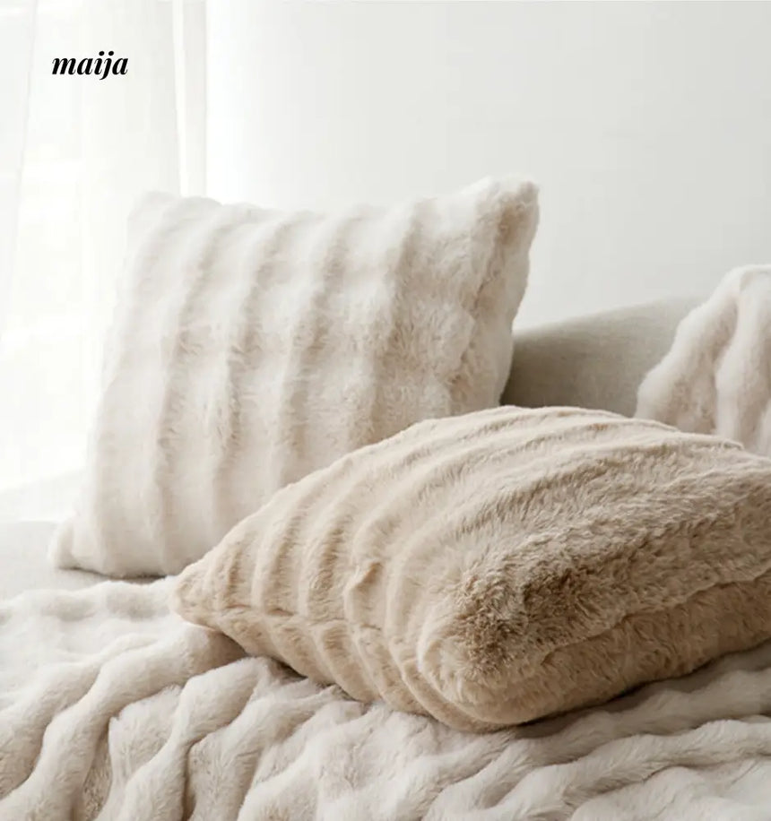 Velvet Bubble Cushion and Blanket from milamila