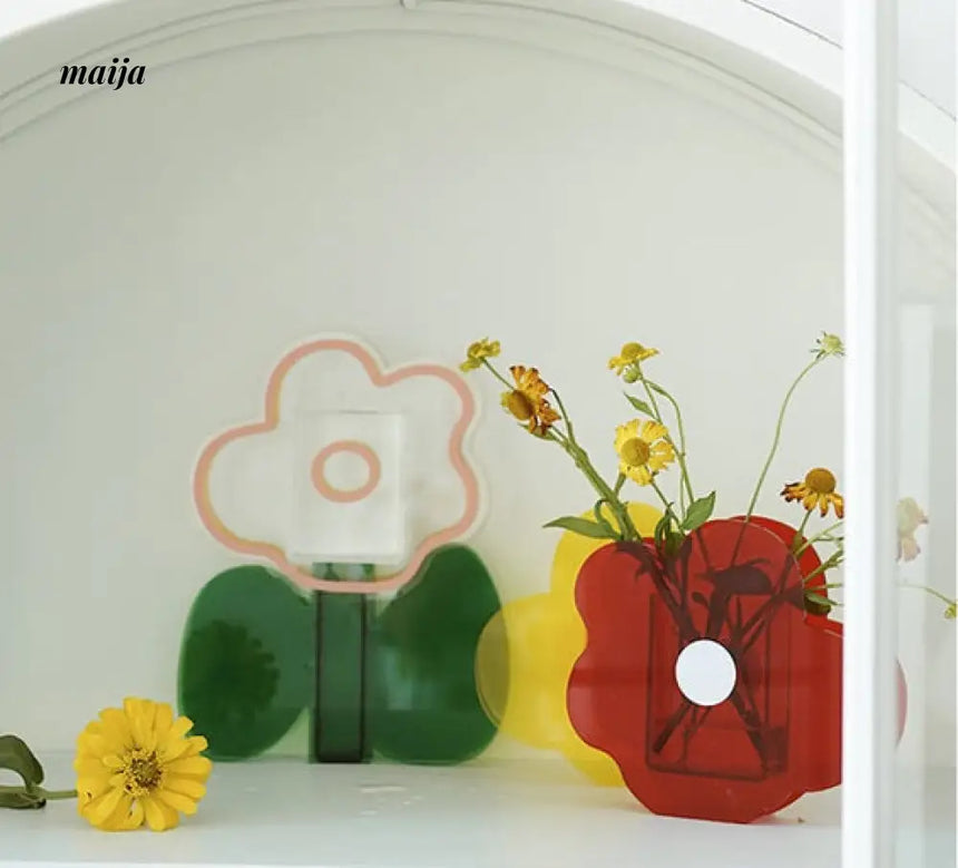 Colourful Acrylic Flower Vase from maija