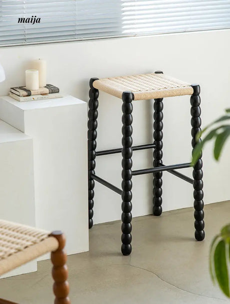 French Braid Woven Rattan Chair from maija