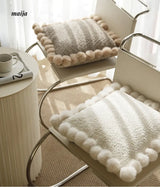 Sunflower Fur Cream Cushion from milamila