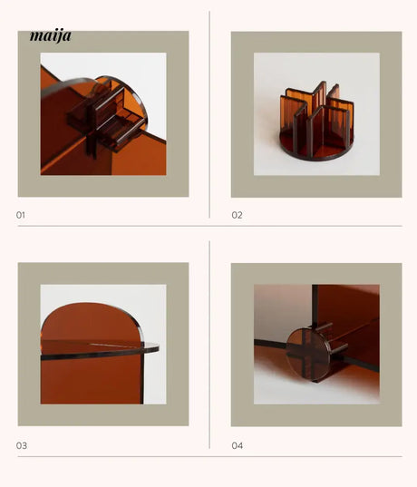 Glenn Acrylic Storage Shelf from maija