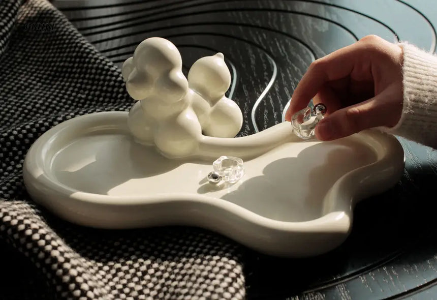 Glossy Puppy Ceramic Tray from maija