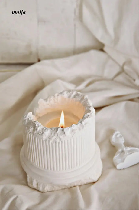 Greek Ruins Column Candle from Joy Spread