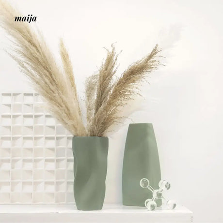 Bella Creamy Matte Ceramic Vase from maija