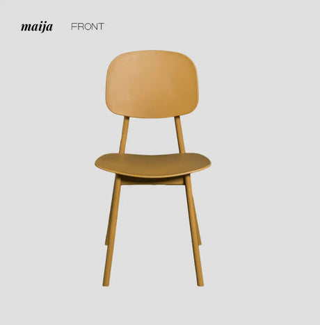 Solid Colour Plastic Dining Chair from MY