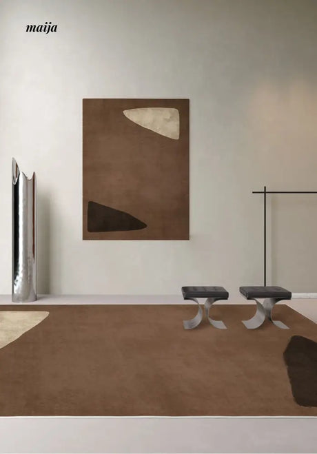 Coastline Geometric Retro Rug from maija