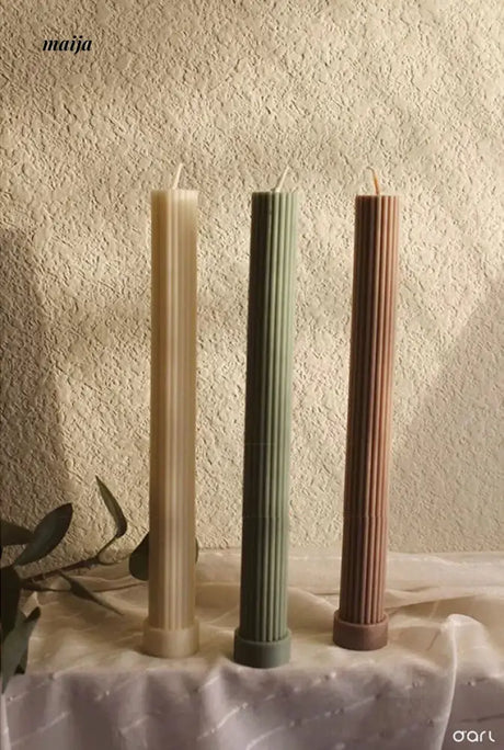 Pastel Roman Column Candle from maija
