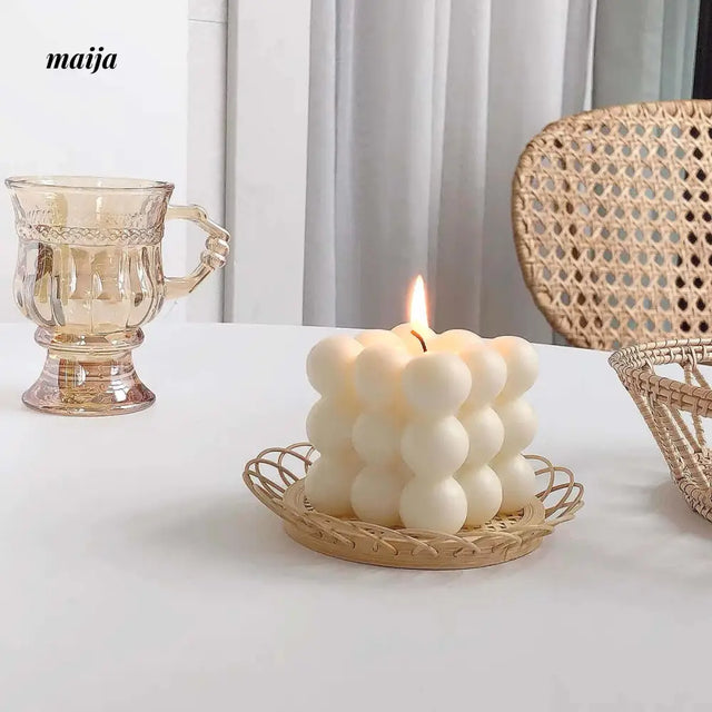 Bubble Square Candle from maija