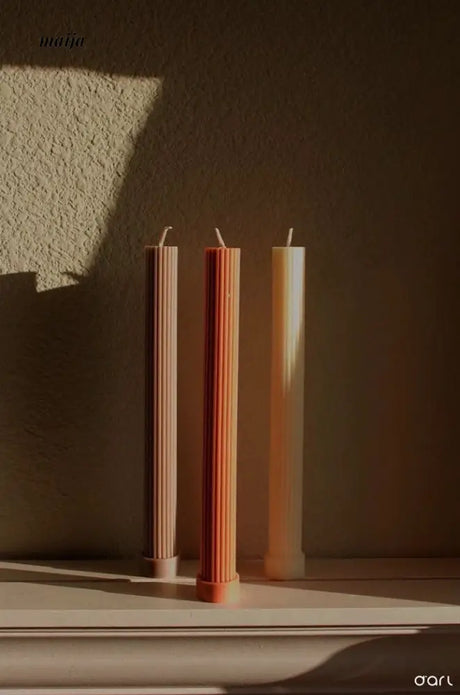 Pastel Roman Column Candle from maija