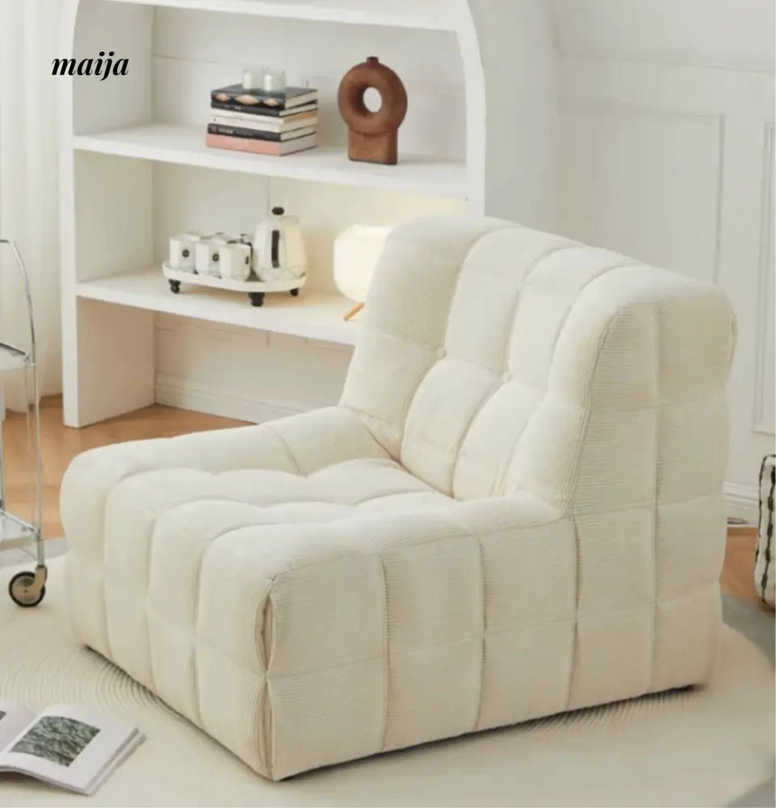 Akira Waffle Lounge Chair from Mukeqi