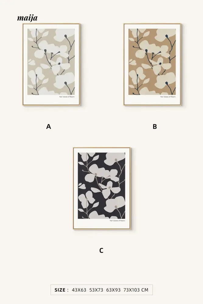 Windflower Neutral Print from maija