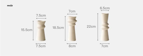 Enzo Ceramic Candle Holder from maija