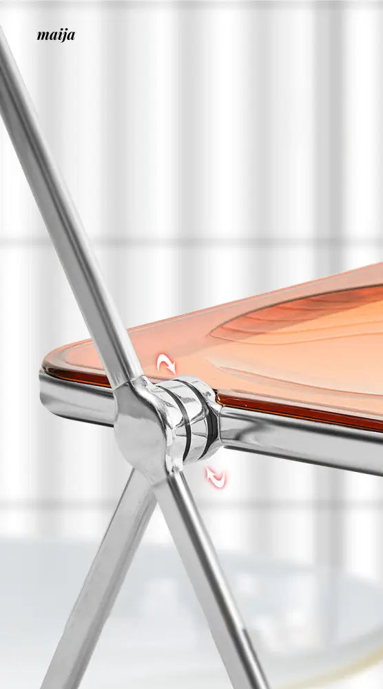 Transparent Crystal Folding Chair from maija