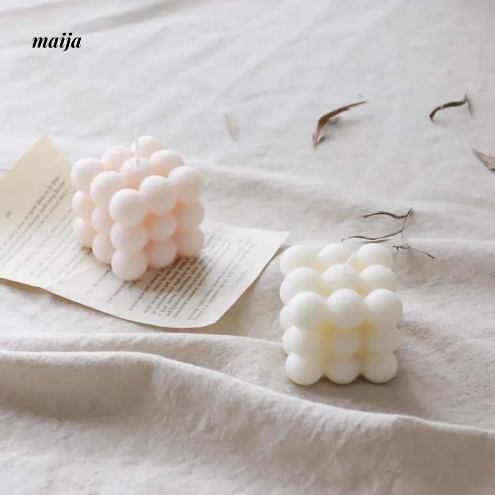 Bubble Square Candle from maija