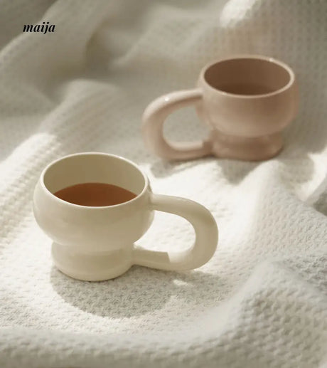 Glossy Marshmallow Ceramic Mug from maija