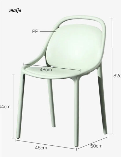 Pastel Stackable Dining Chair from maija