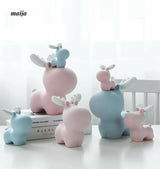 Pastel Reindeer Piggy Bank from maija