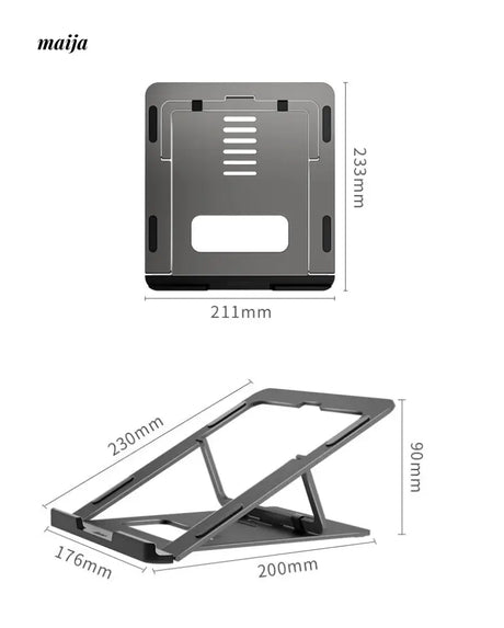 Adjustable Metal Laptop Stand from llano/Green Giant