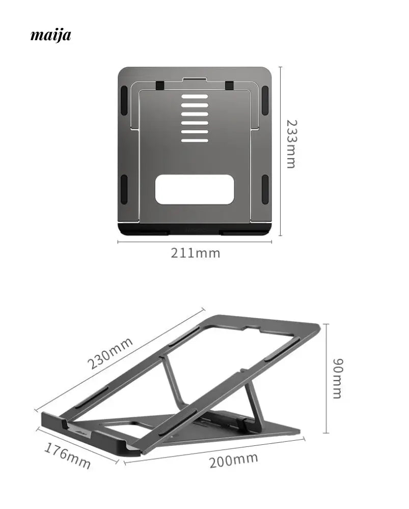 Adjustable Metal Laptop Stand from llano/Green Giant