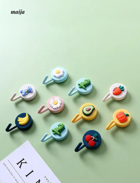 Kawaii Strong Adhesive Wall Hooks from maija