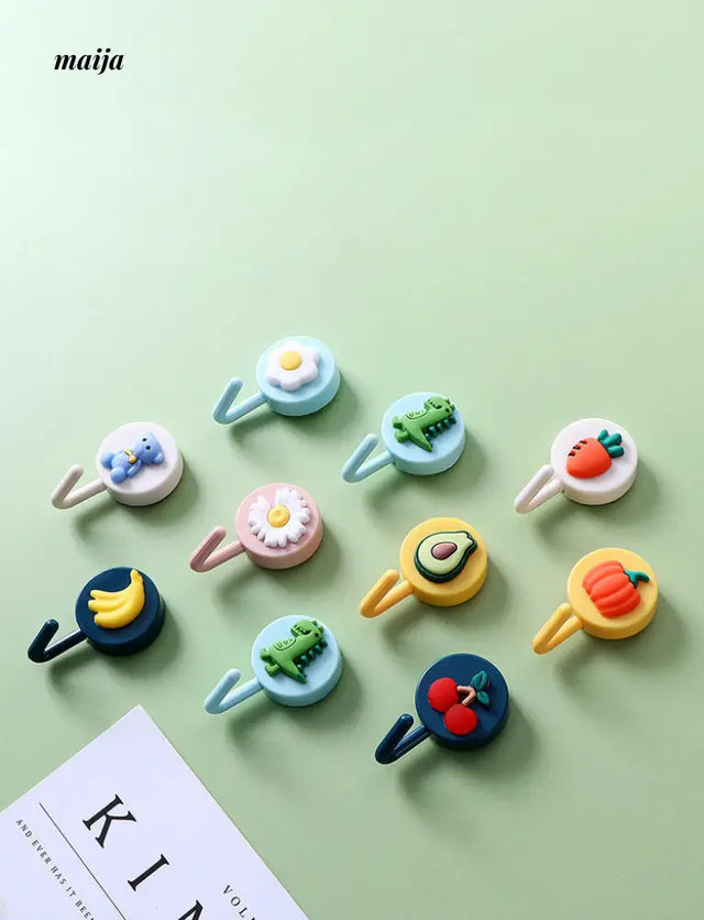 Kawaii Strong Adhesive Wall Hooks from maija