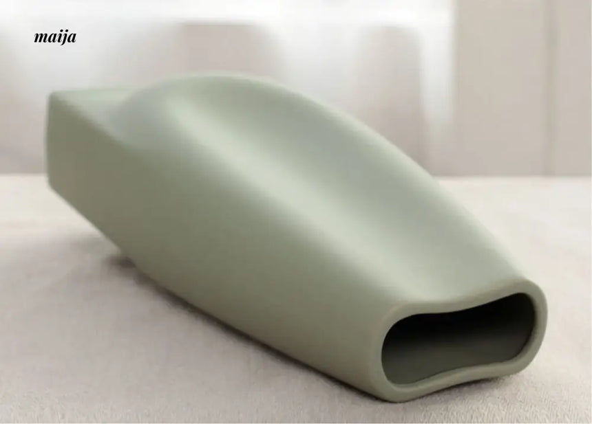 Bella Creamy Matte Ceramic Vase from maija