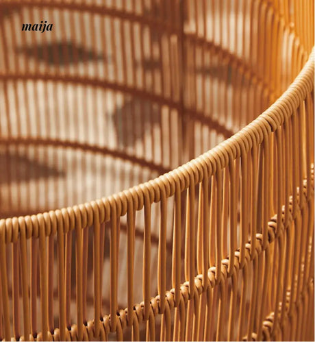 Woven Rattan Laundry Basket from maija