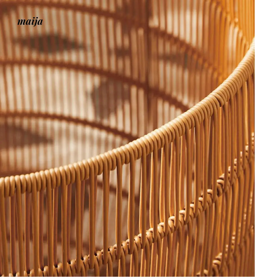 Woven Rattan Laundry Basket from maija