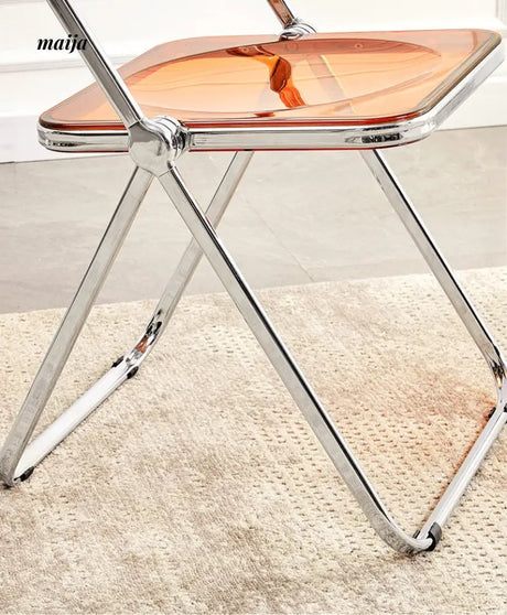 Transparent Crystal Folding Chair from maija