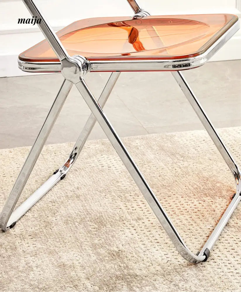Transparent Crystal Folding Chair from maija