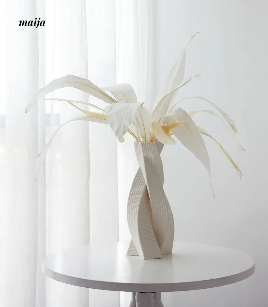 Renee Texture Twist Ceramic Vase from maija
