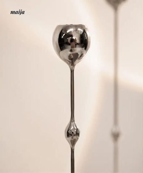 Teardrop Stainless Steel Candle Holder Set from maija