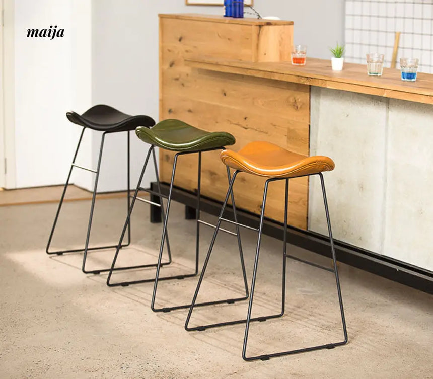 Classic Leather Bar Chair from u-lord