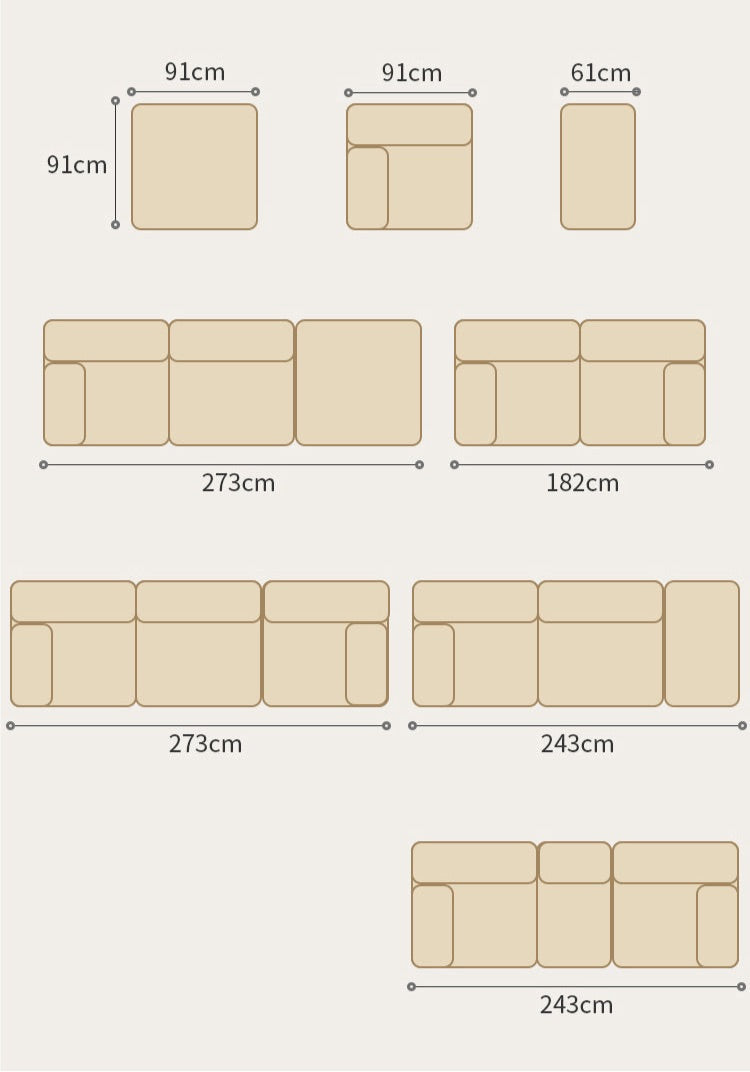 Buy Waffley Modular Sofa Online | maija