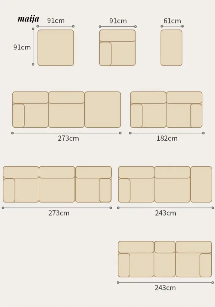 Waffley Modular Sofa from maija