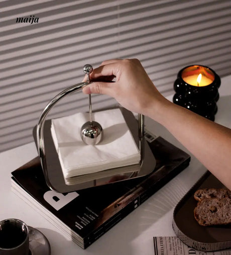 Metal Weight Tissue Holder from maija