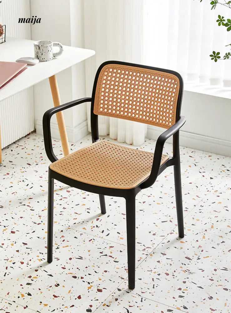 Woven Rattan Stackable Chair (set of 2) from maija