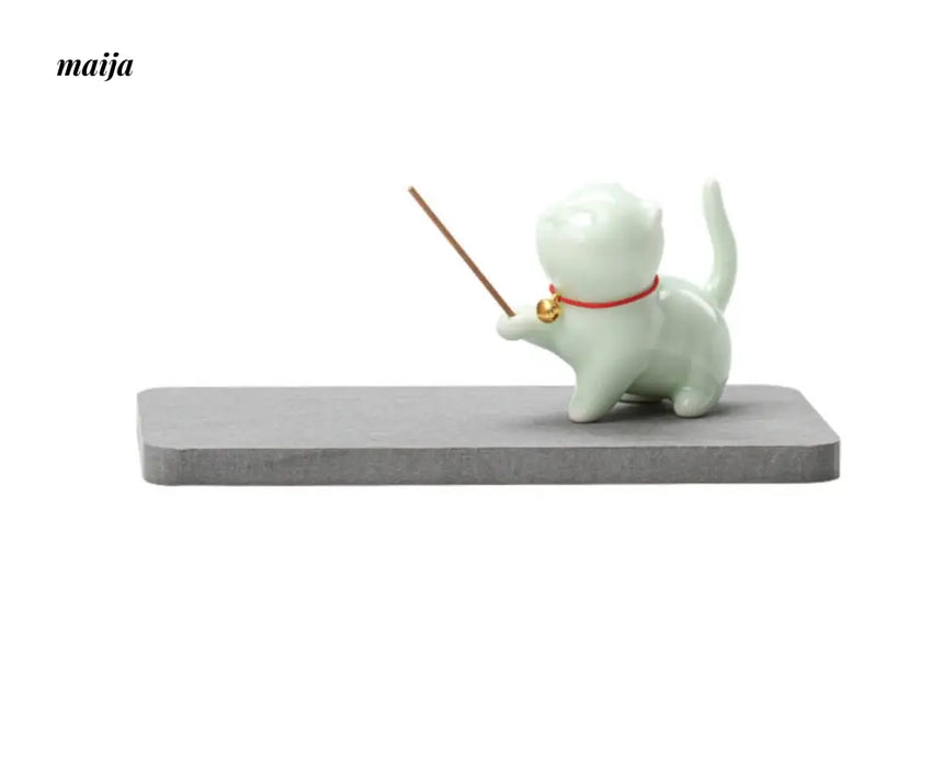Happy Cat Incense Holder
