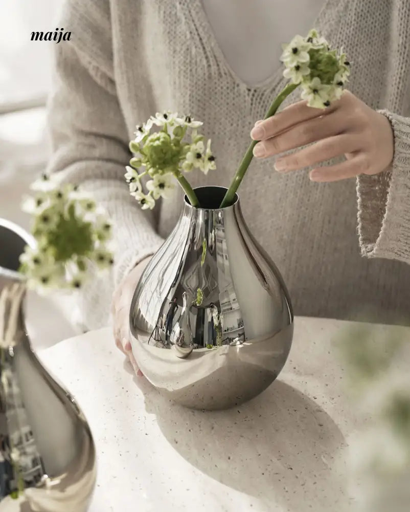 Kraft Stainless Steel Vase from maija
