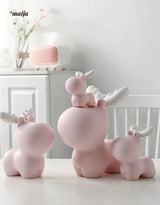 Pastel Reindeer Piggy Bank from maija